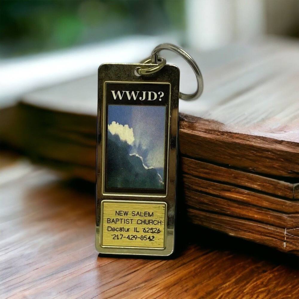 WWJD What Would Jesus Do Keychain Christian Faith Religious Illinois